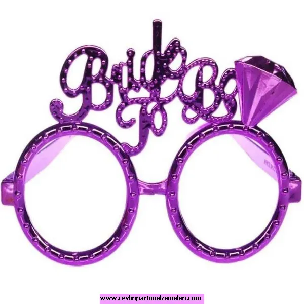 Bride To Be Temalı Mor Gözlük